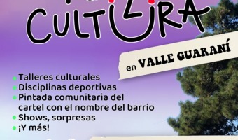 VUELVE PLAZA CULTURA, ESTA VEZ EN VALLE GUARAN